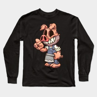 Butcher Pig Long Sleeve T-Shirt